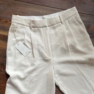 Wilfred Off-White Effortless High-Waist Trousers